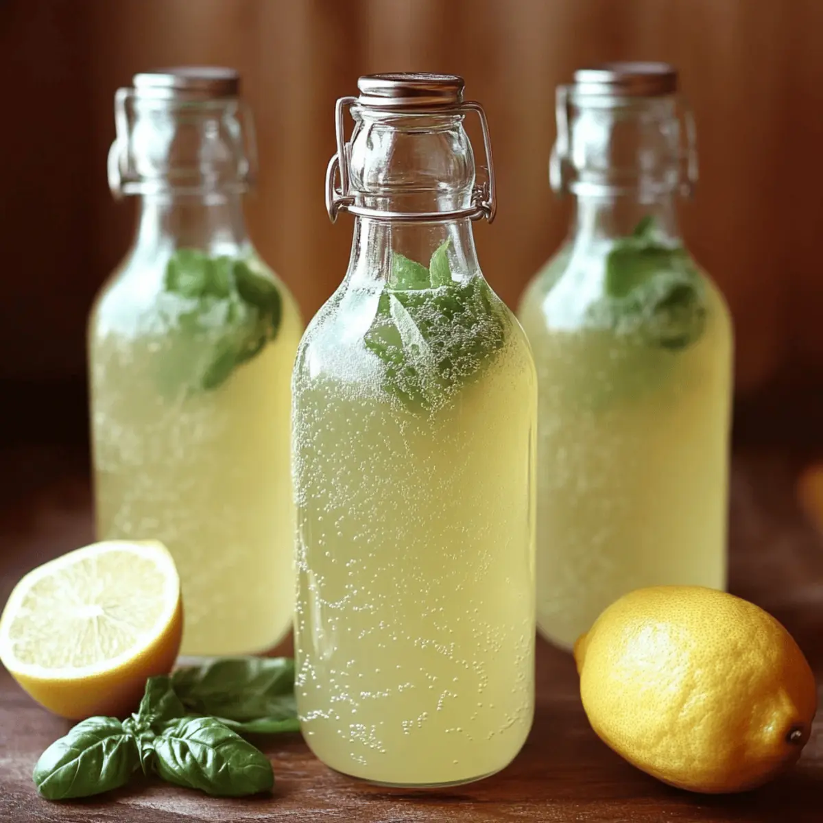 Basil Lemonade Drink