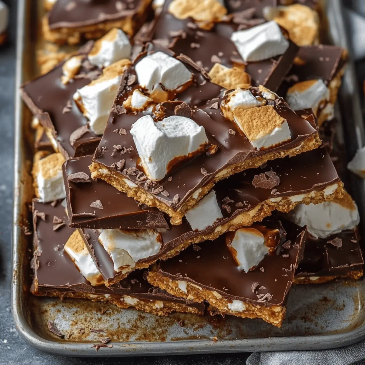 Smores Chocolate Bark