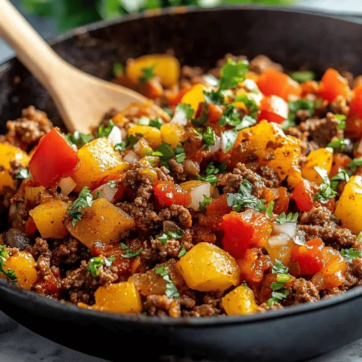 Mexican Ground Beef Skillet