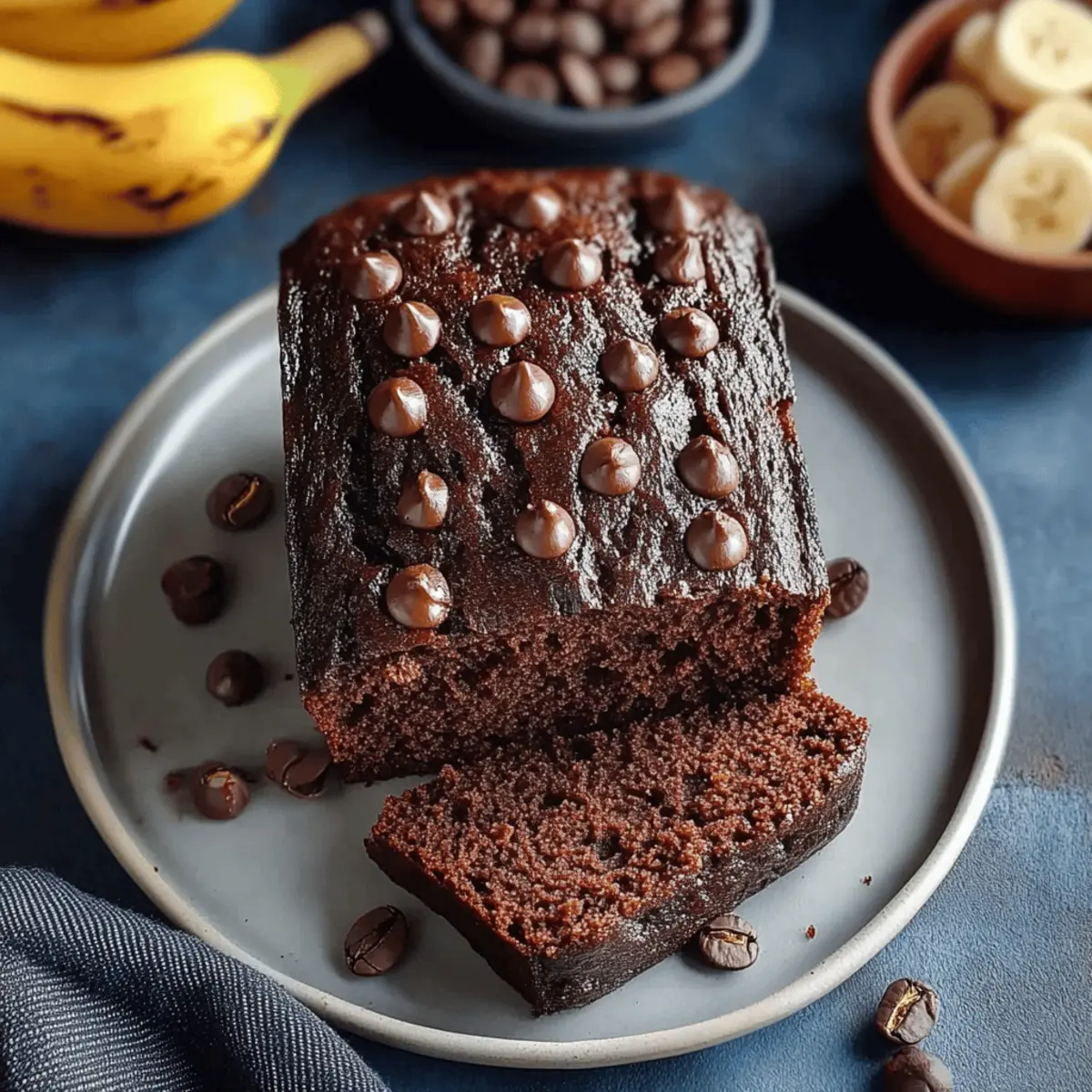 Chocolate Espresso Banana Bread