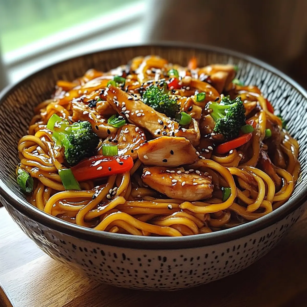 Chicken Teriyaki Noodles
