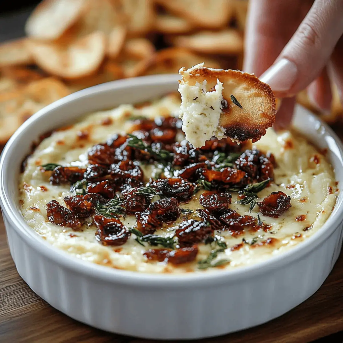 Warm Goat Cheese Dip