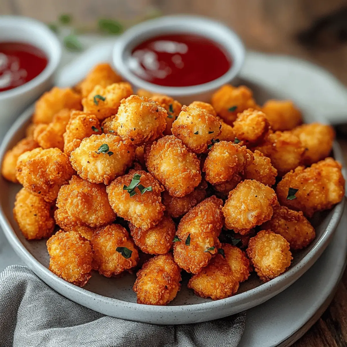 Crispy Restaurant Style Popcorn Chicken