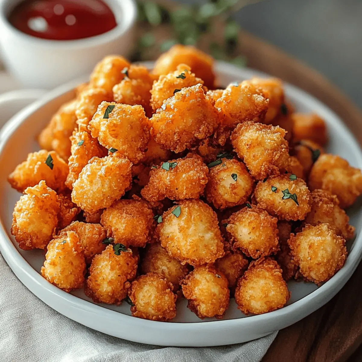 Crispy Popcorn Chicken