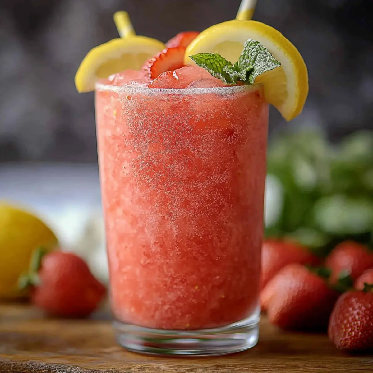 Frozen Strawberry Lemonade