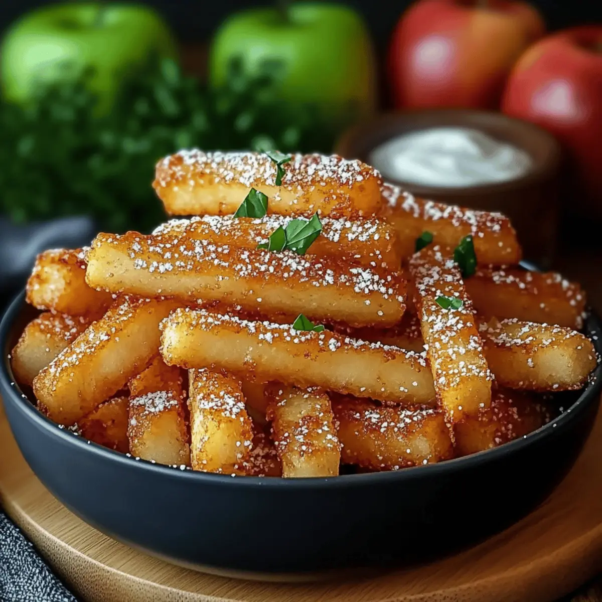 Crispy Air Fryer Apple Fries
