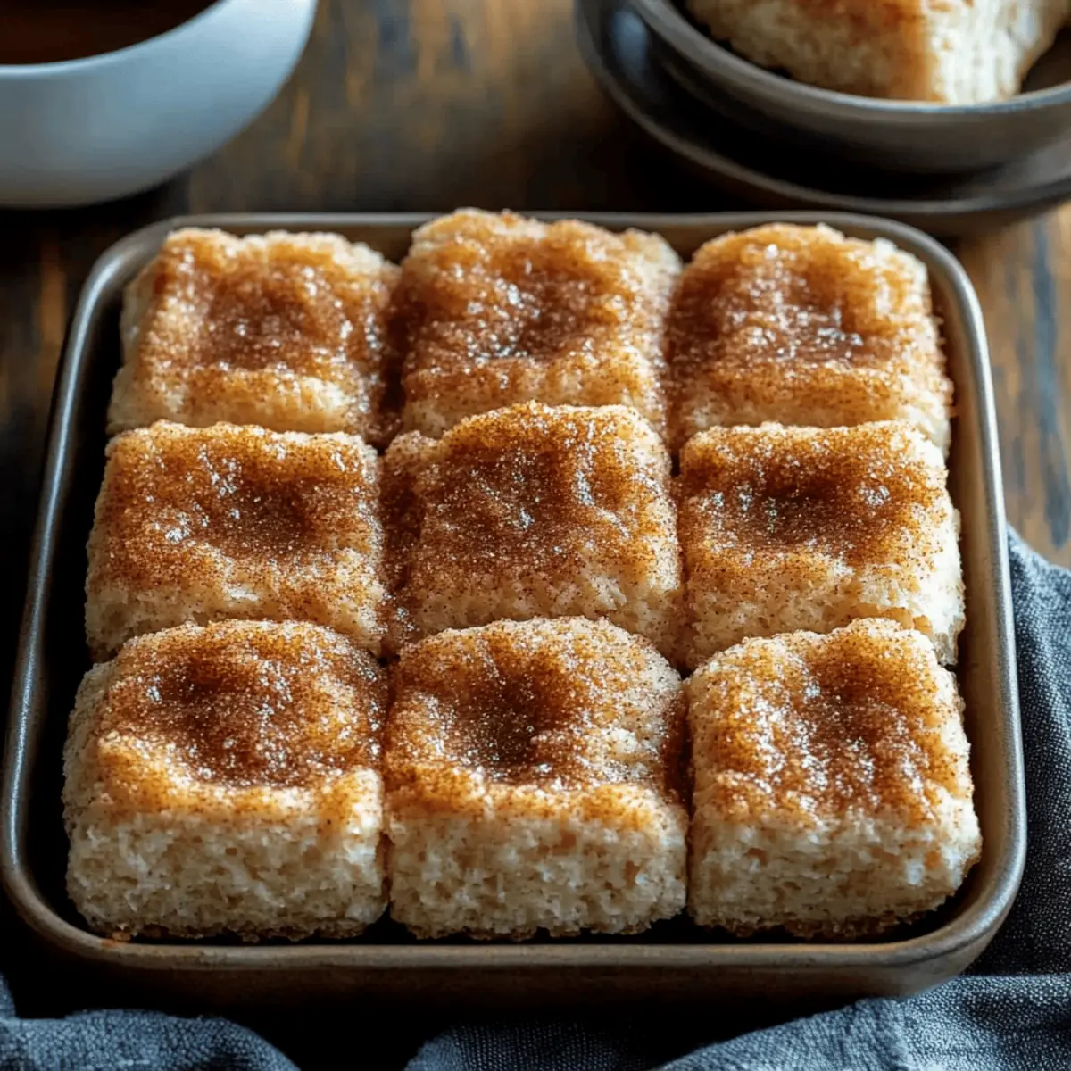 Cinnamon Sugar Butter Swim Biscuits