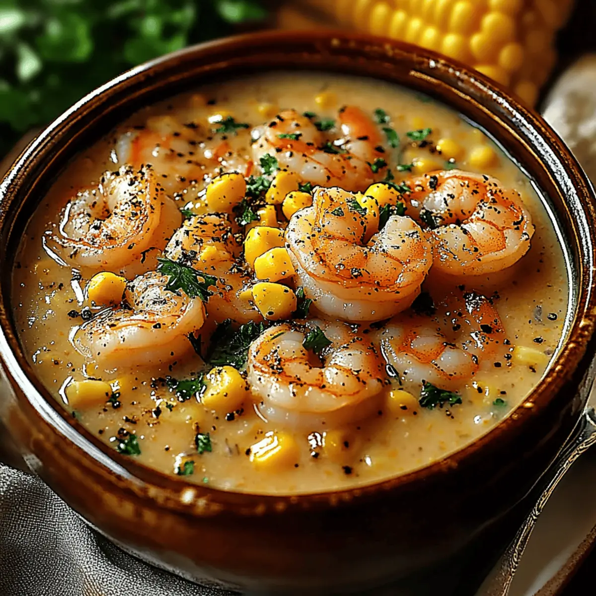 Shrimp and Corn Bisque: Creamy Shrimp and Corn Bisque