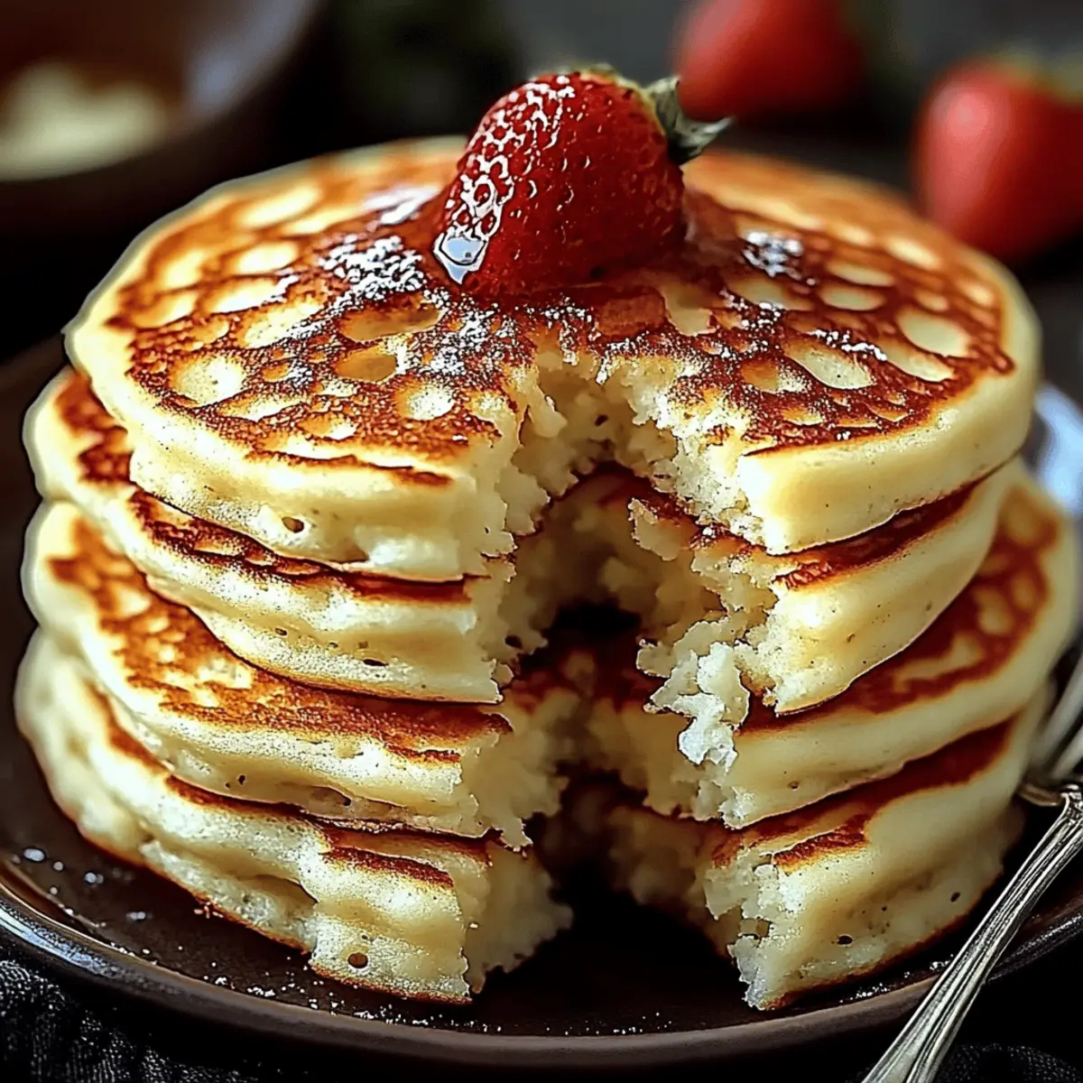 Flourless Cottage Cheese Pancakes