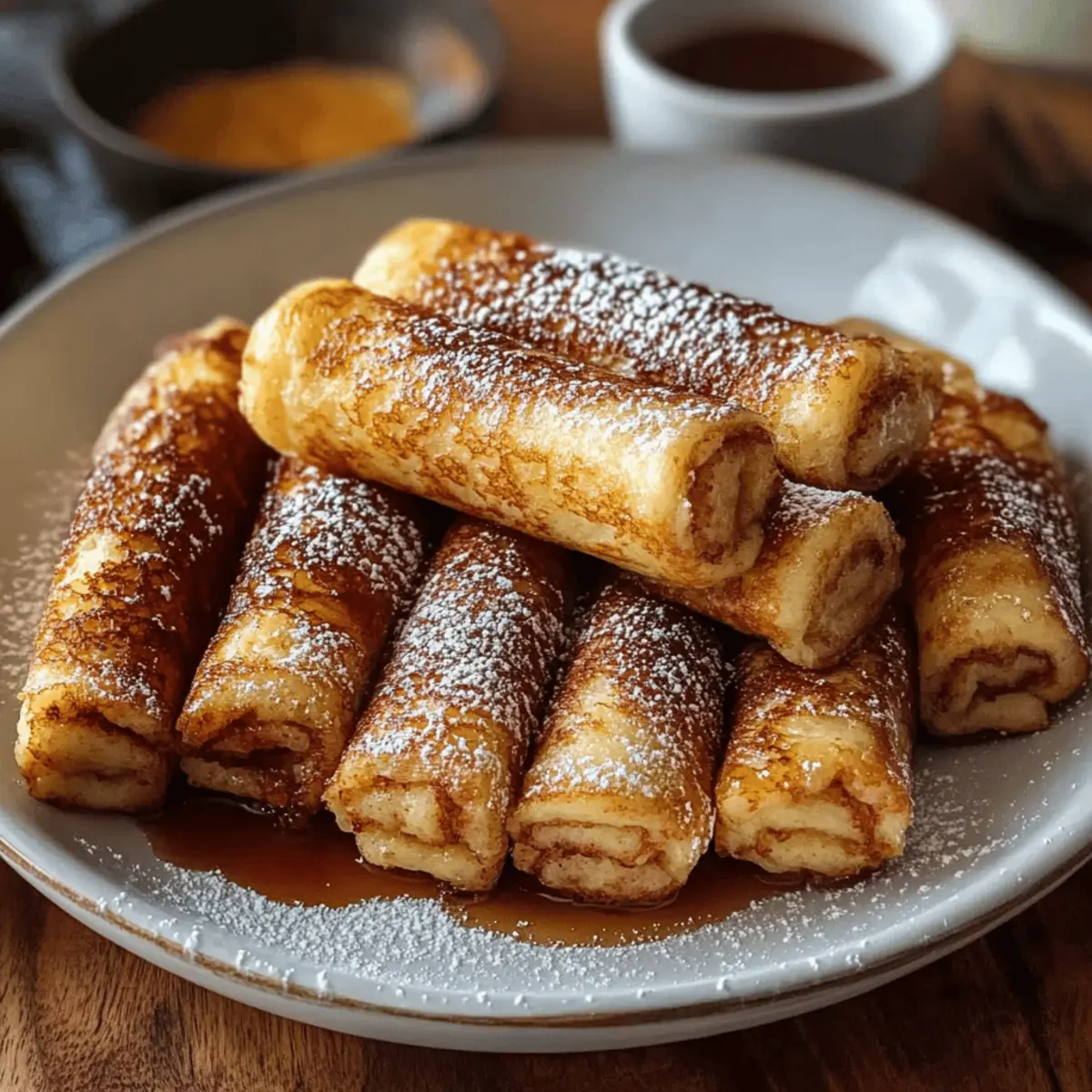 French Toast Roll Ups