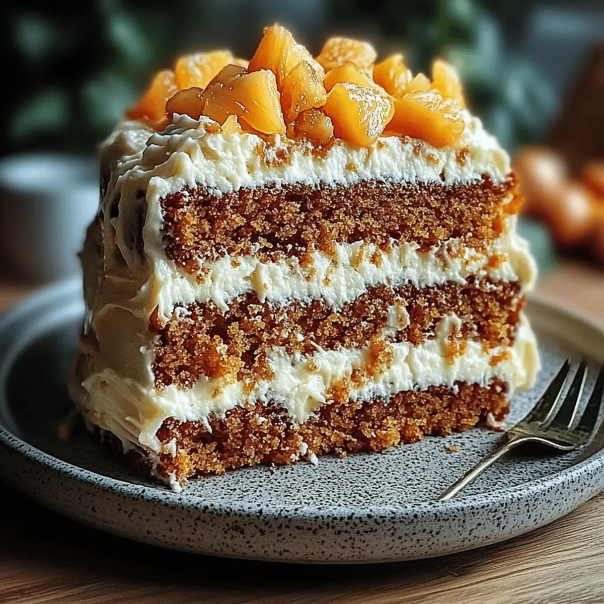Pineapple Carrot Cream Cake