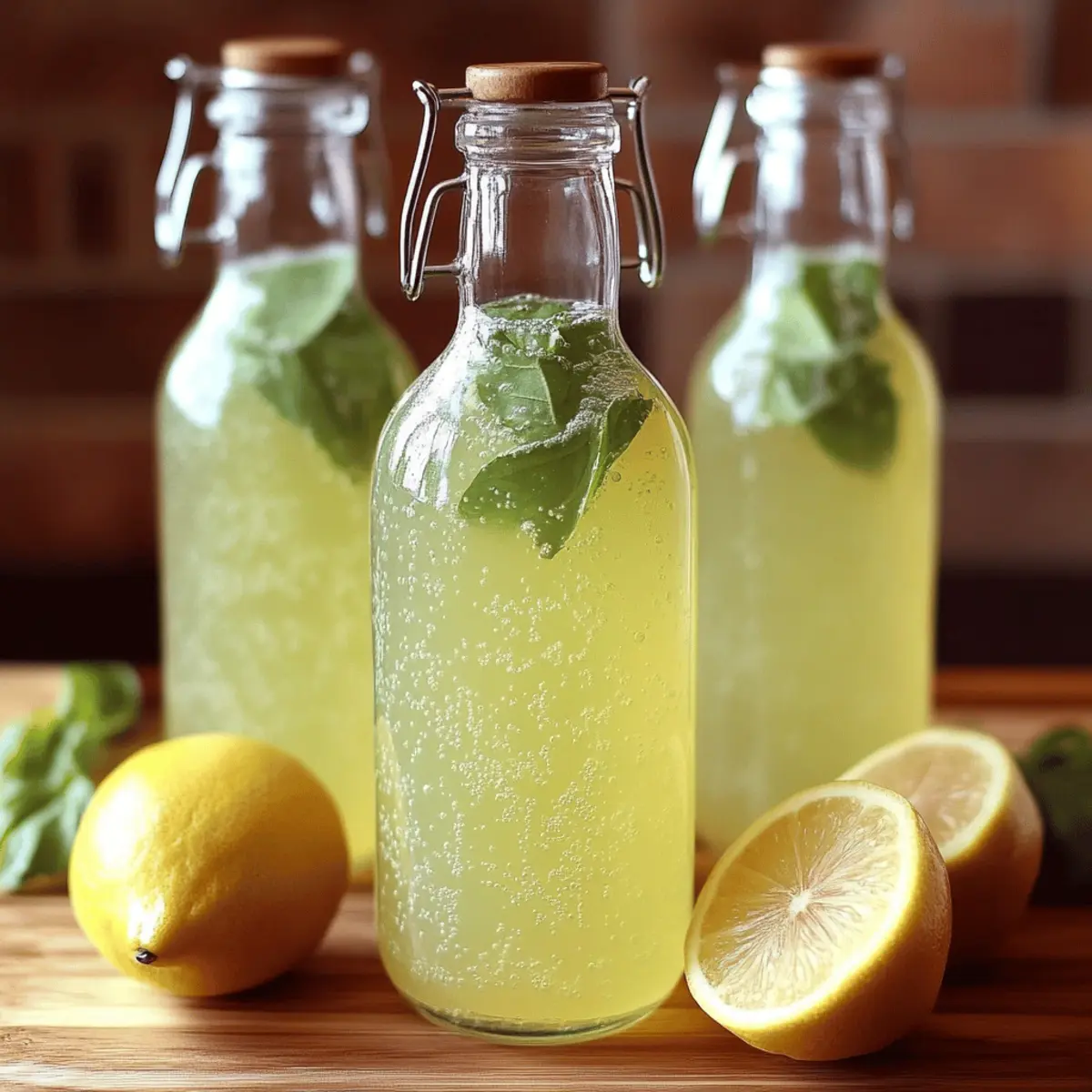 Basil Lemonade Drink