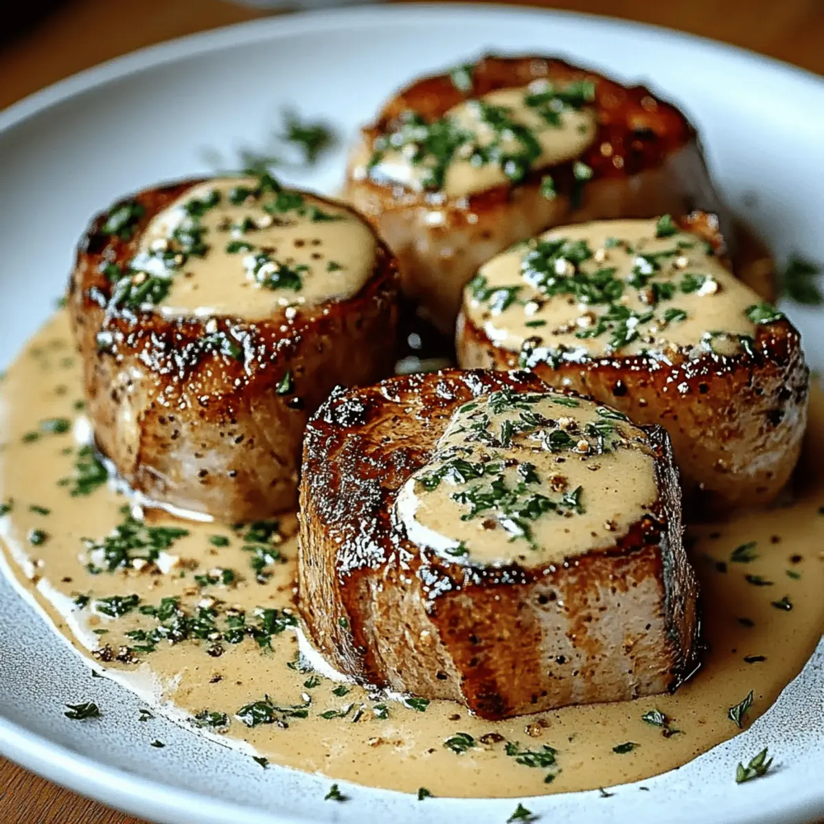 Pork Tenderloin Dijon Cream Sauce