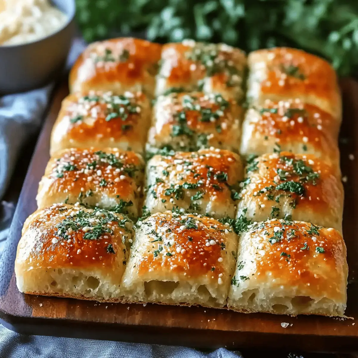 Garlic Parmesan Focaccia