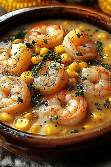 Shrimp and Corn Bisque: A Creamy & Delicious Recipe → Shrimp and Corn Bisque