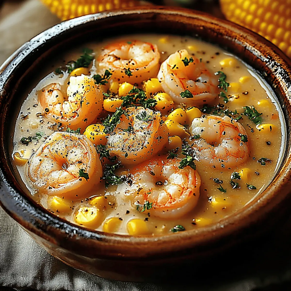 Shrimp and Corn Bisque: A Creamy & Delicious Recipe → Shrimp and Corn Bisque