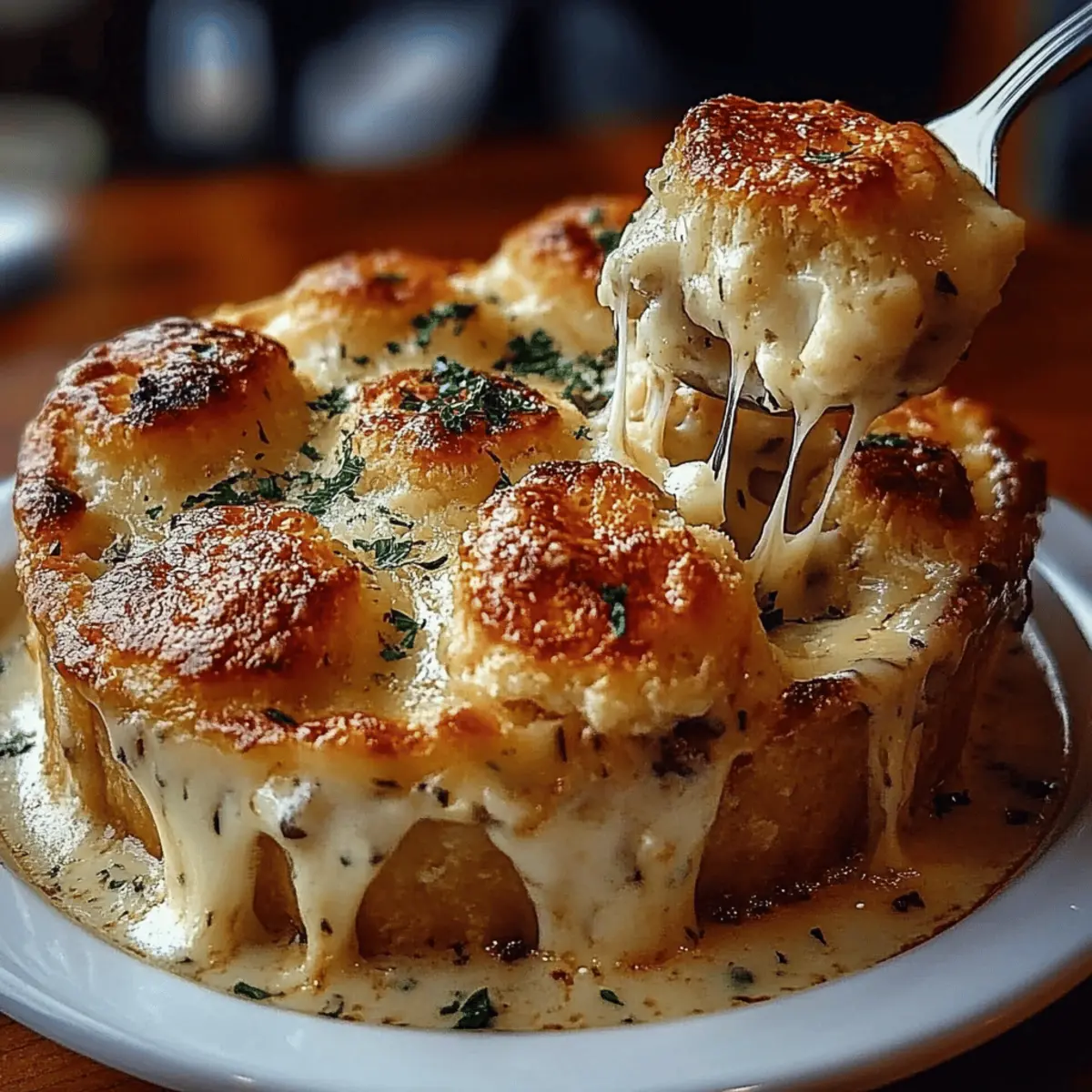 Seafood Pot Pie Cheddar Biscuit