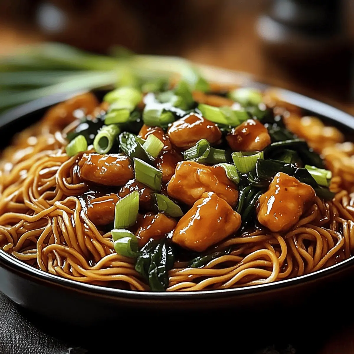 Garlic Chicken Lo Mein