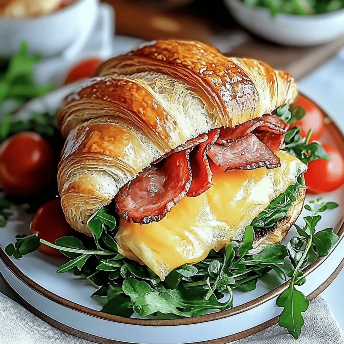 Croissant Breakfast Sandwich