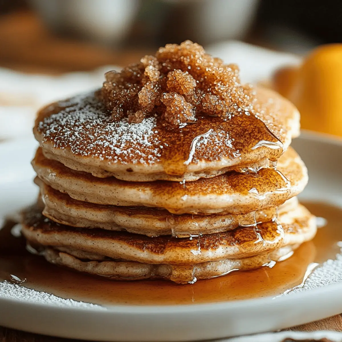 Cinnamon Brown Sugar Pancakes