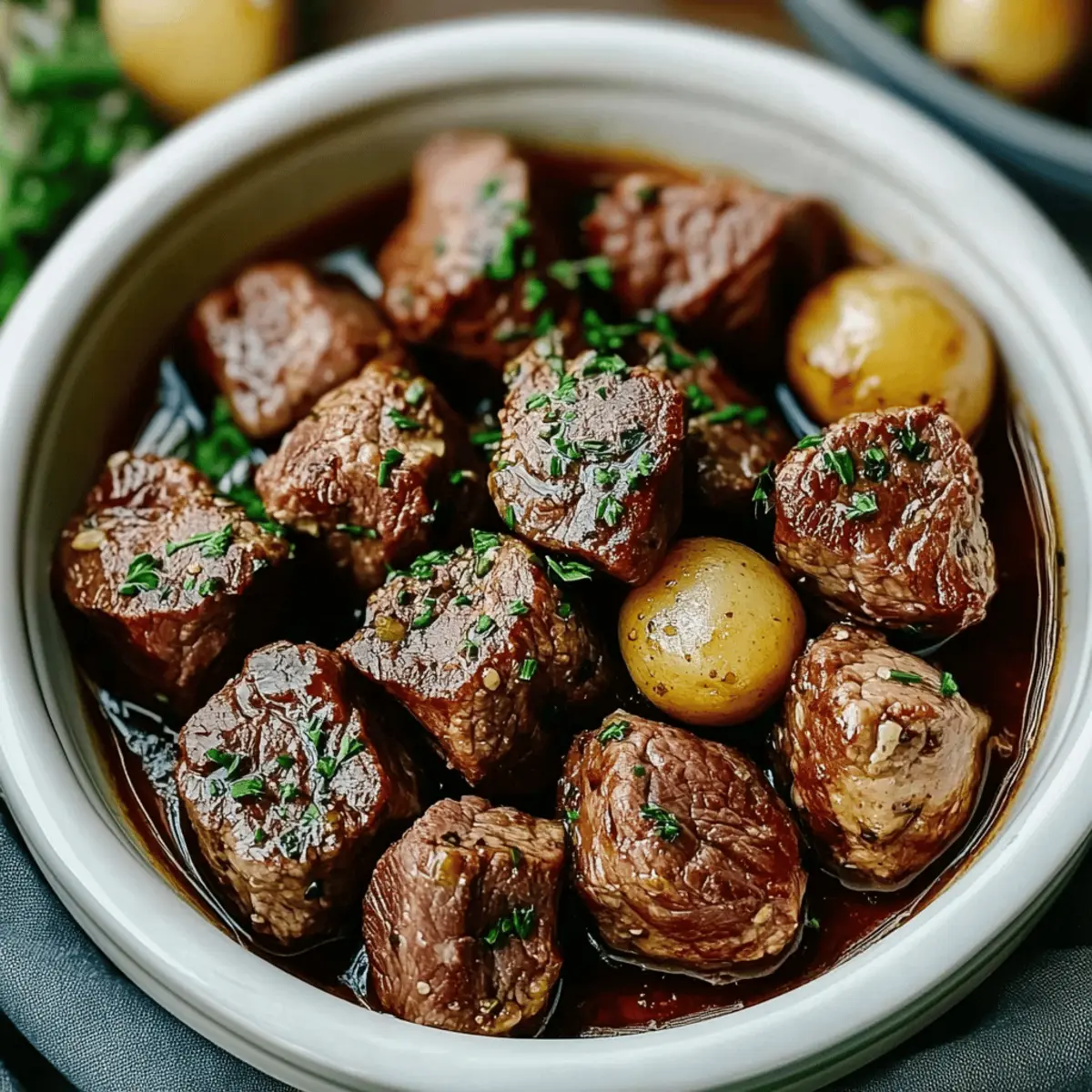 Garlic Butter Beef Bites