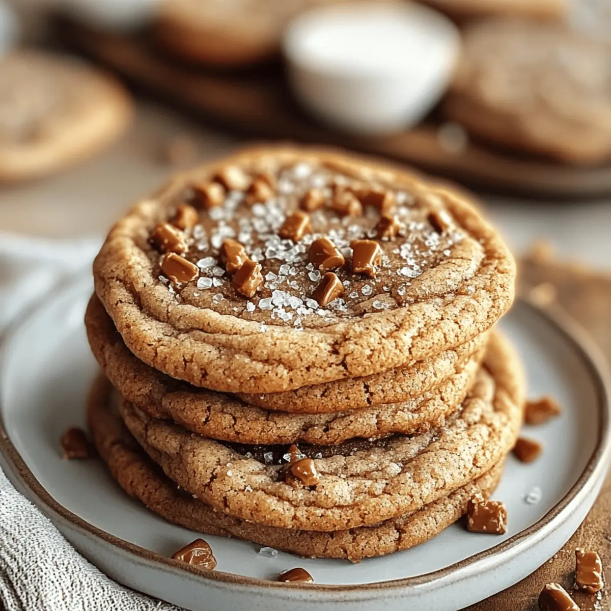 Brown Butter Coffee Toffee Cookies