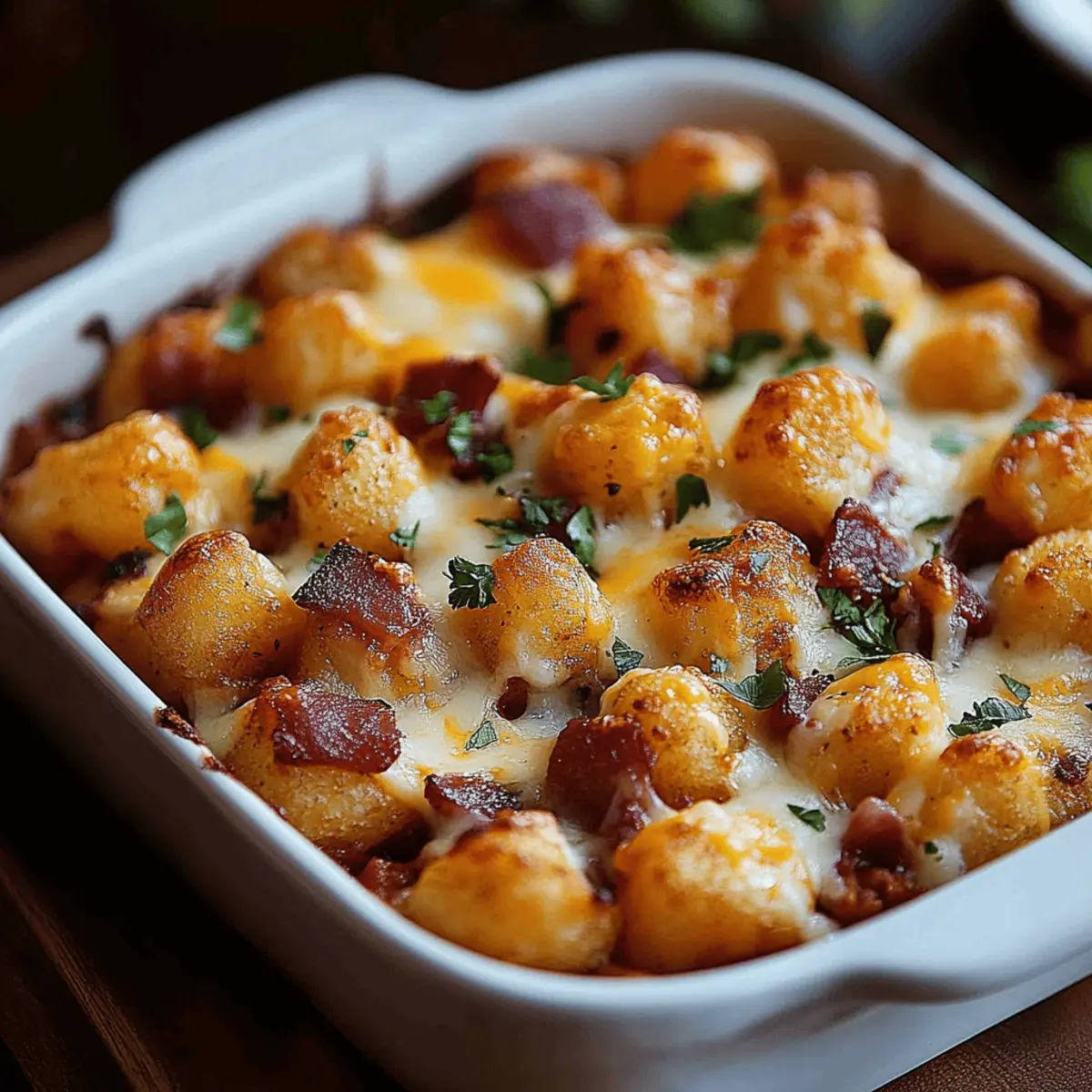 Cheeseburger Tater Tot Casserole