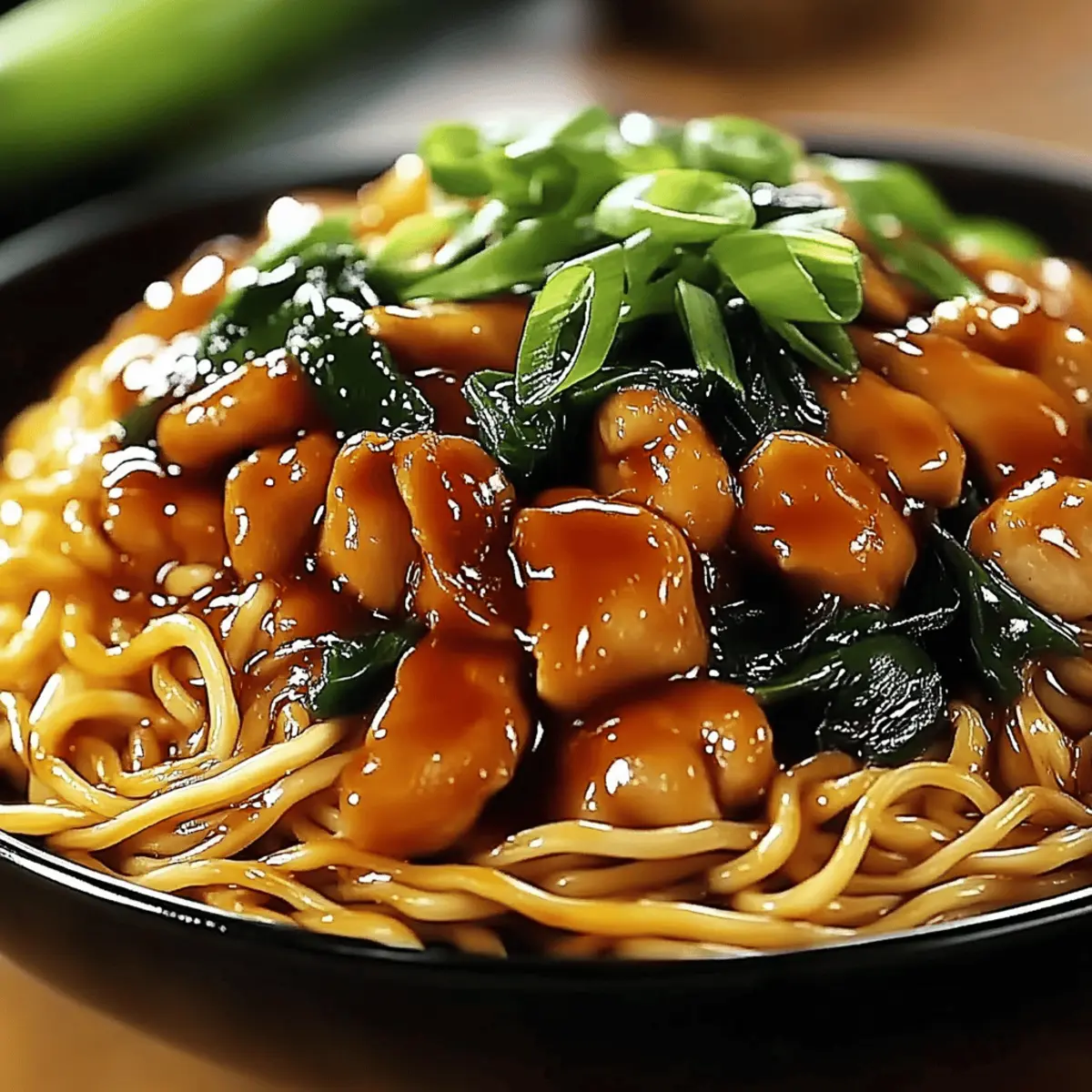 Garlic Chicken Lo Mein