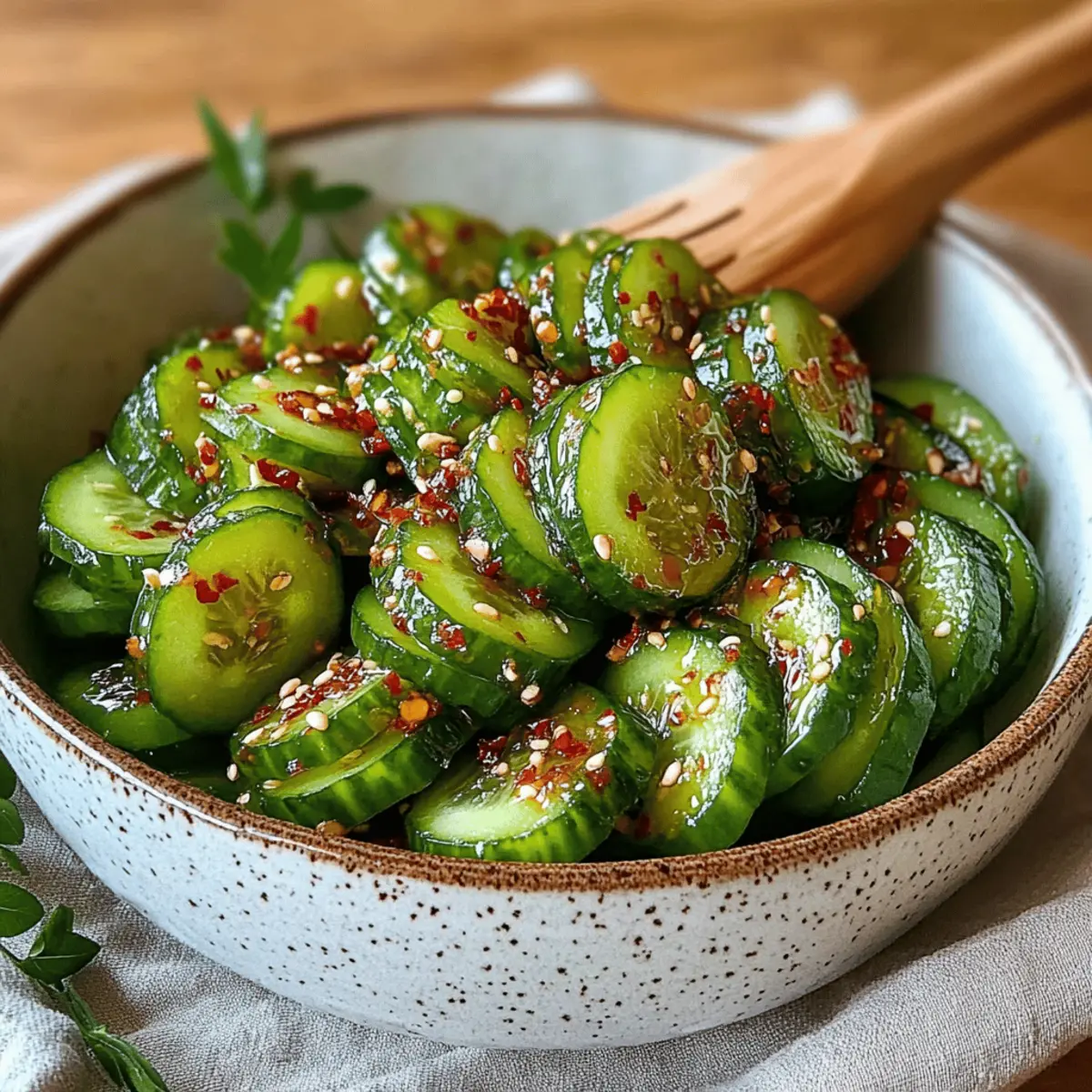 Spicy Asian Cucumber Salad