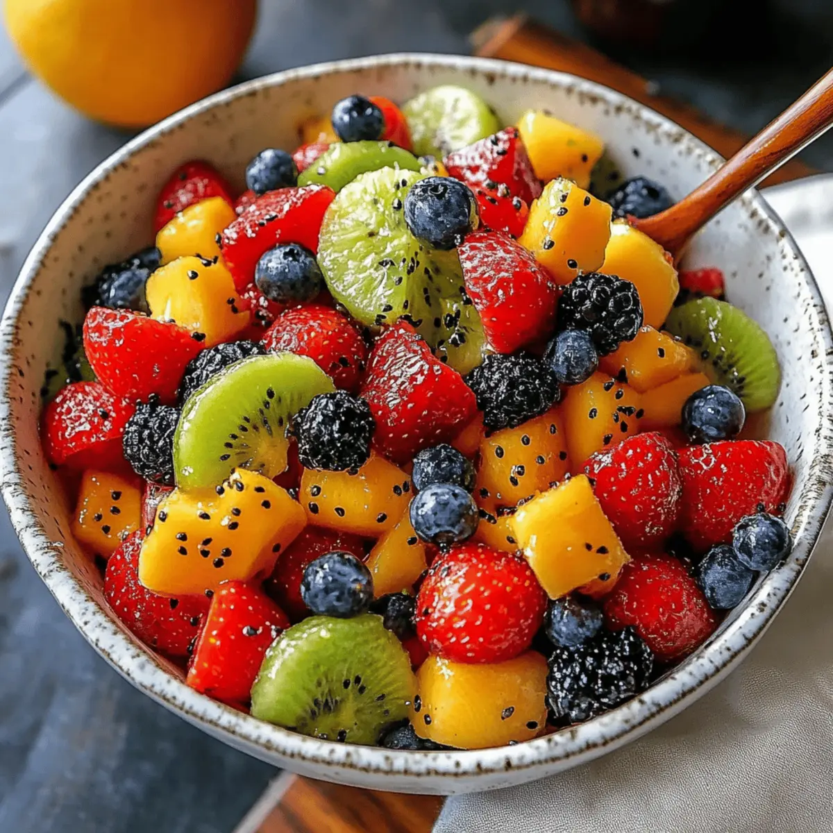 Honey Lime Fruit Salad