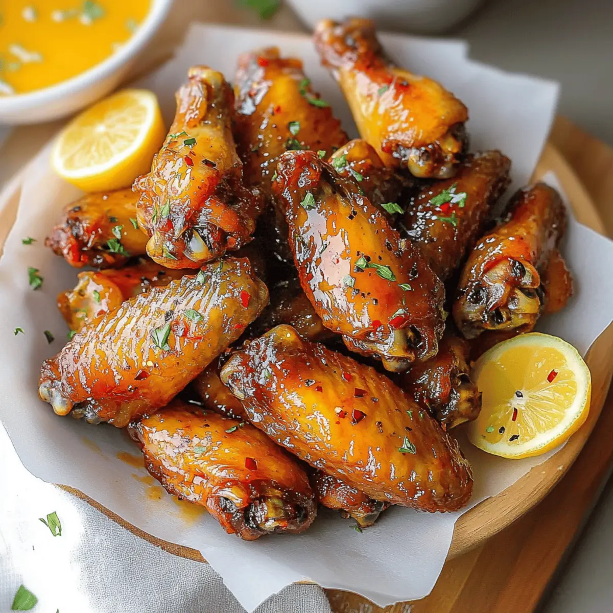 Honey Lemon Pepper Wings
