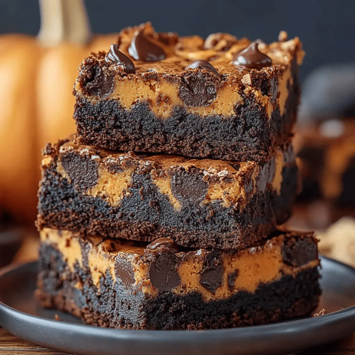 Pumpkin Brownies