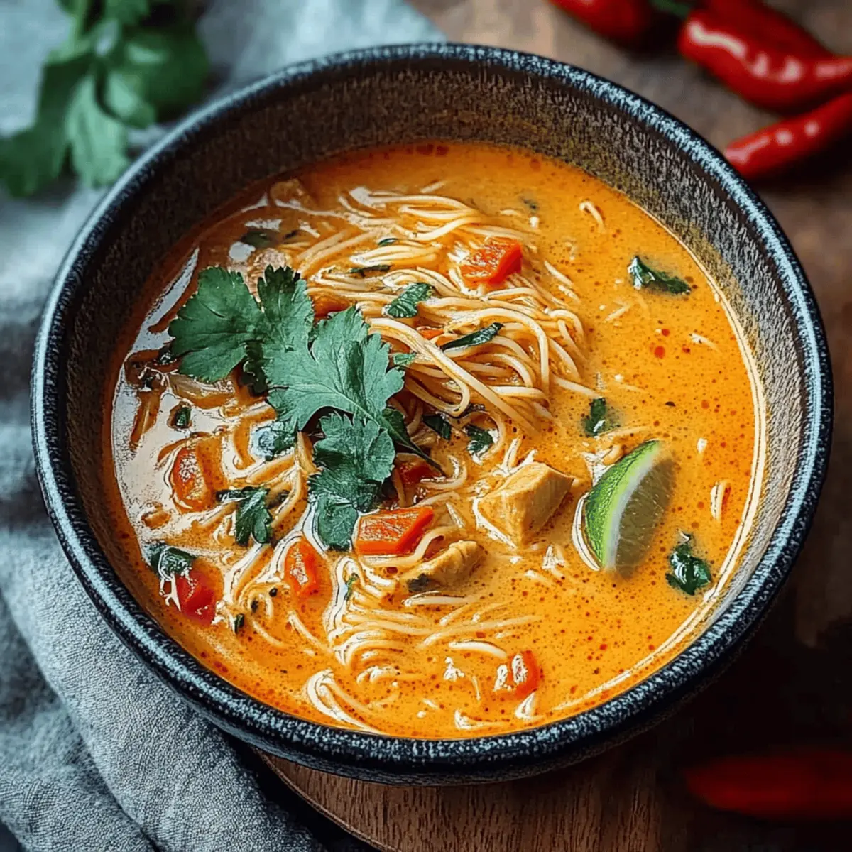 Thai Coconut Curry Soup