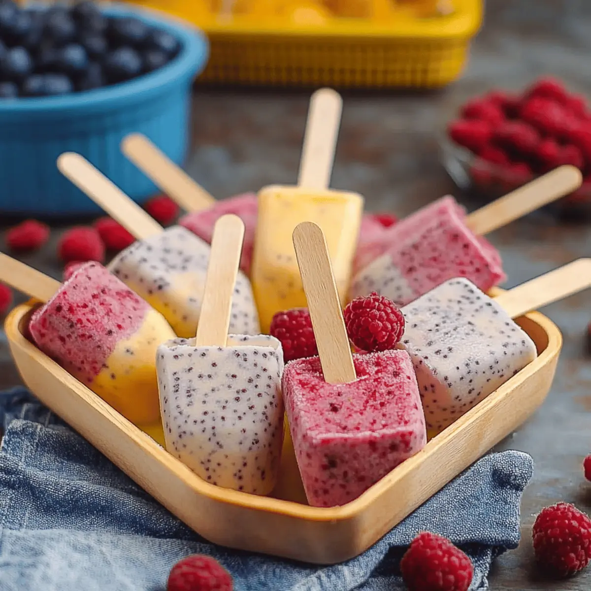 Frozen Yogurt Pops