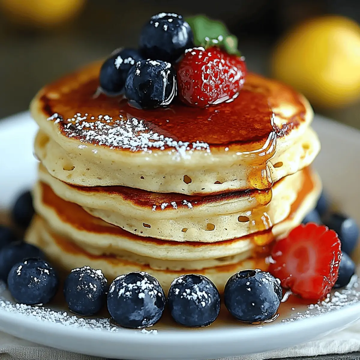 Fluffy Lemon Ricotta Pancakes