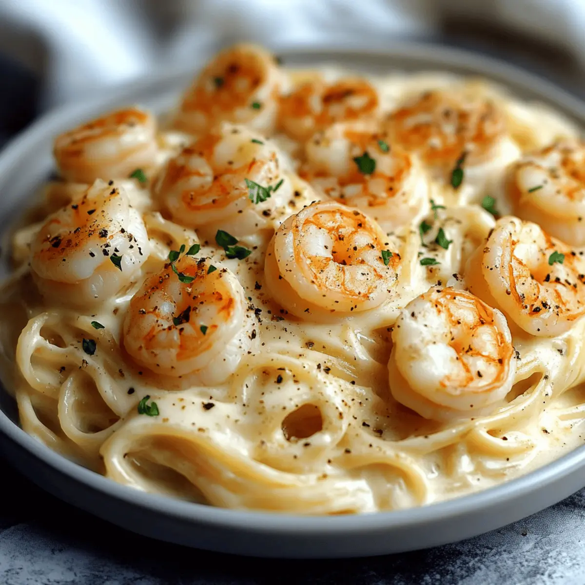 Shrimp Alfredo: Creamy Pasta