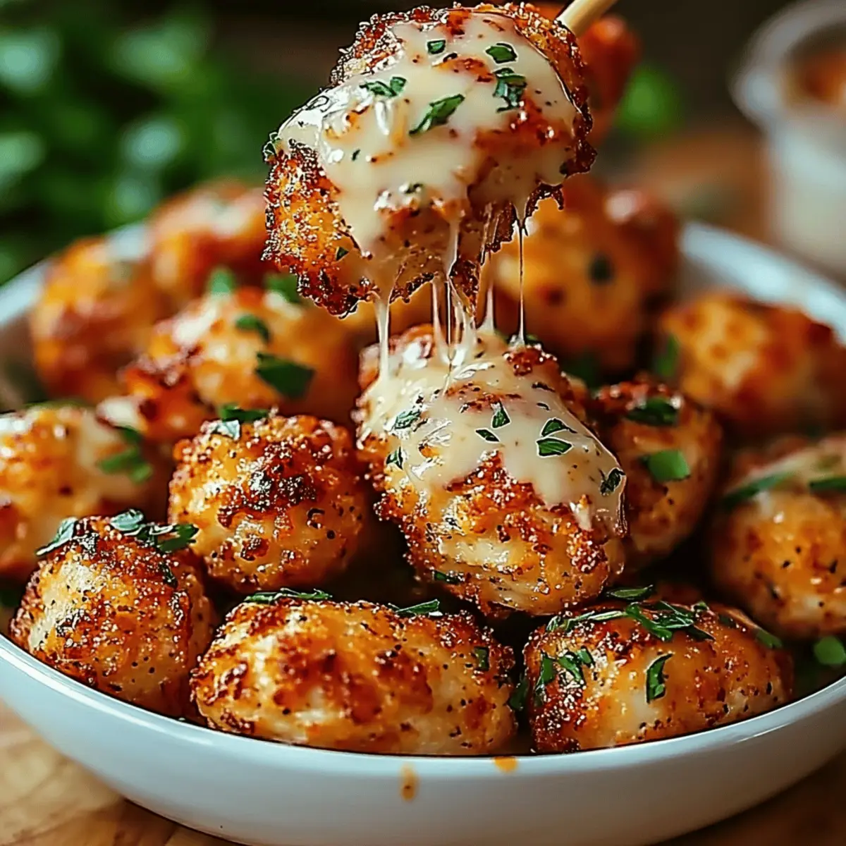 Jalapeno Ranch Chicken Poppers
