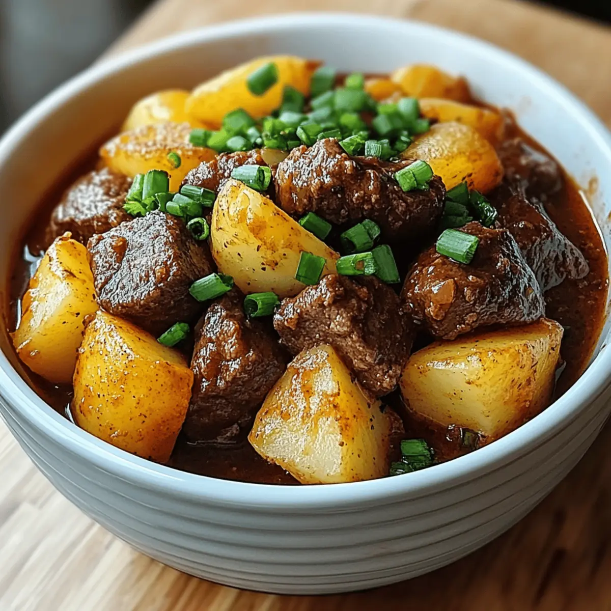 Crockpot Steak Potato Bake