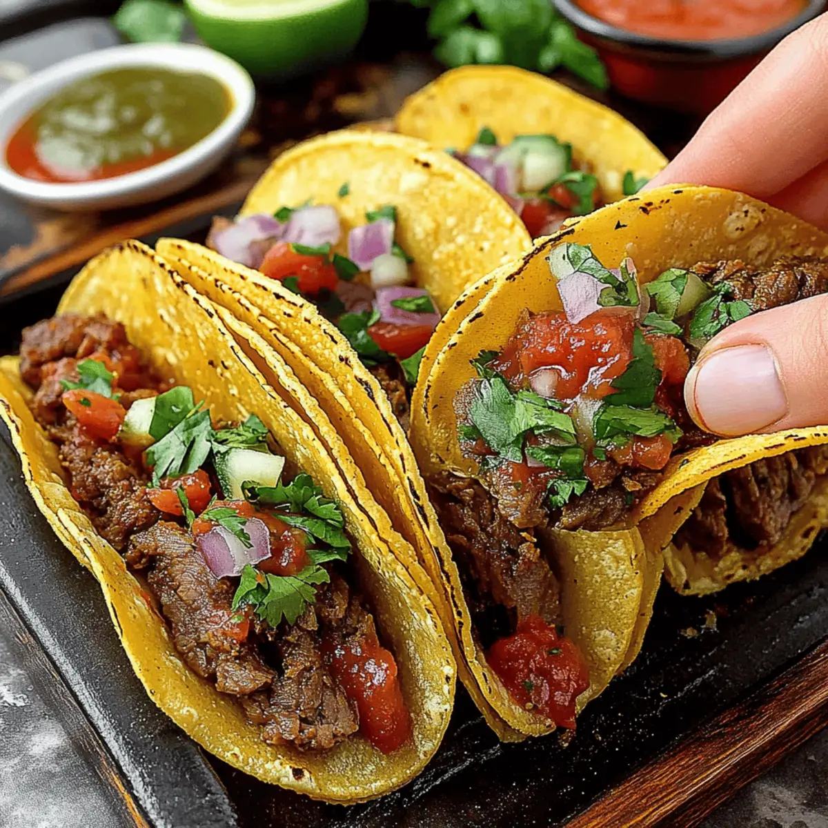 Crispy Beef Tacos