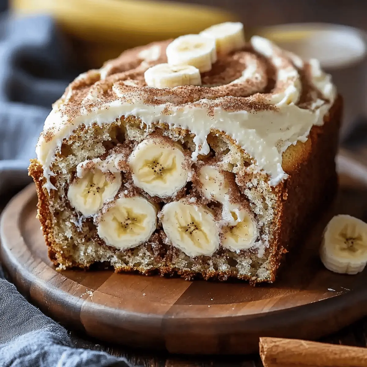 Cinnamon Swirl Cream Cheese Banana
