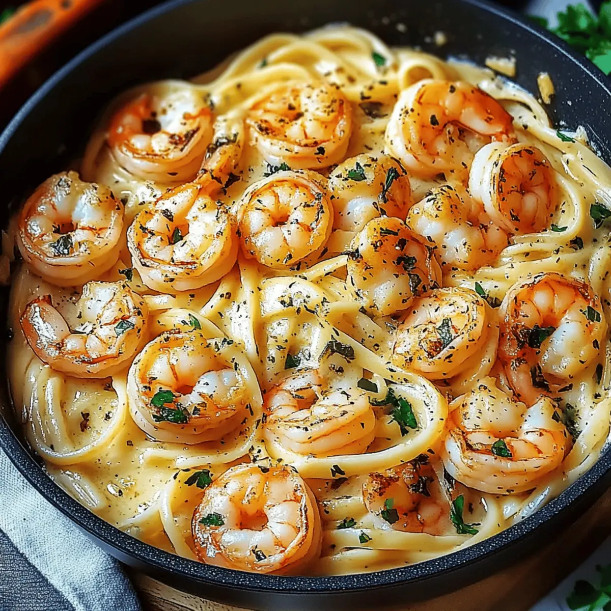 Garlic Butter Shrimp Pasta