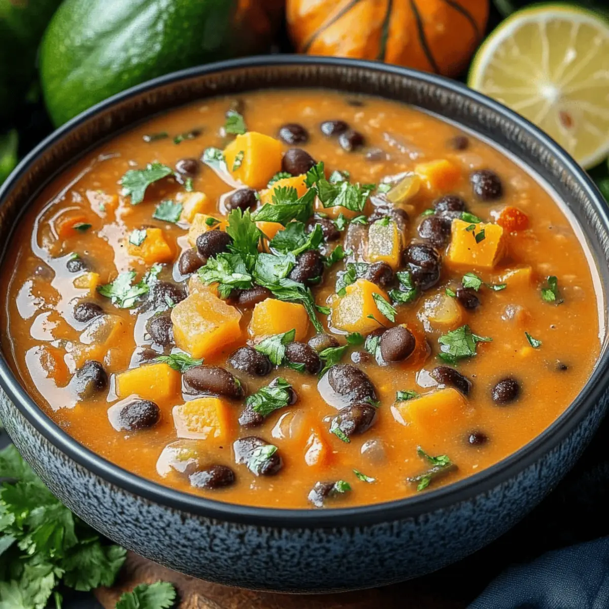 Pumpkin Black Bean Soup