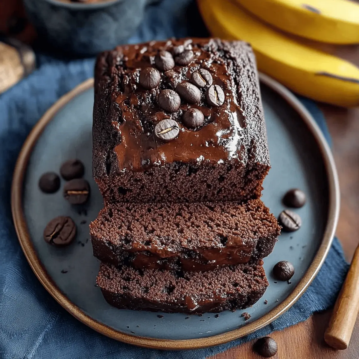 Chocolate Espresso Banana Bread