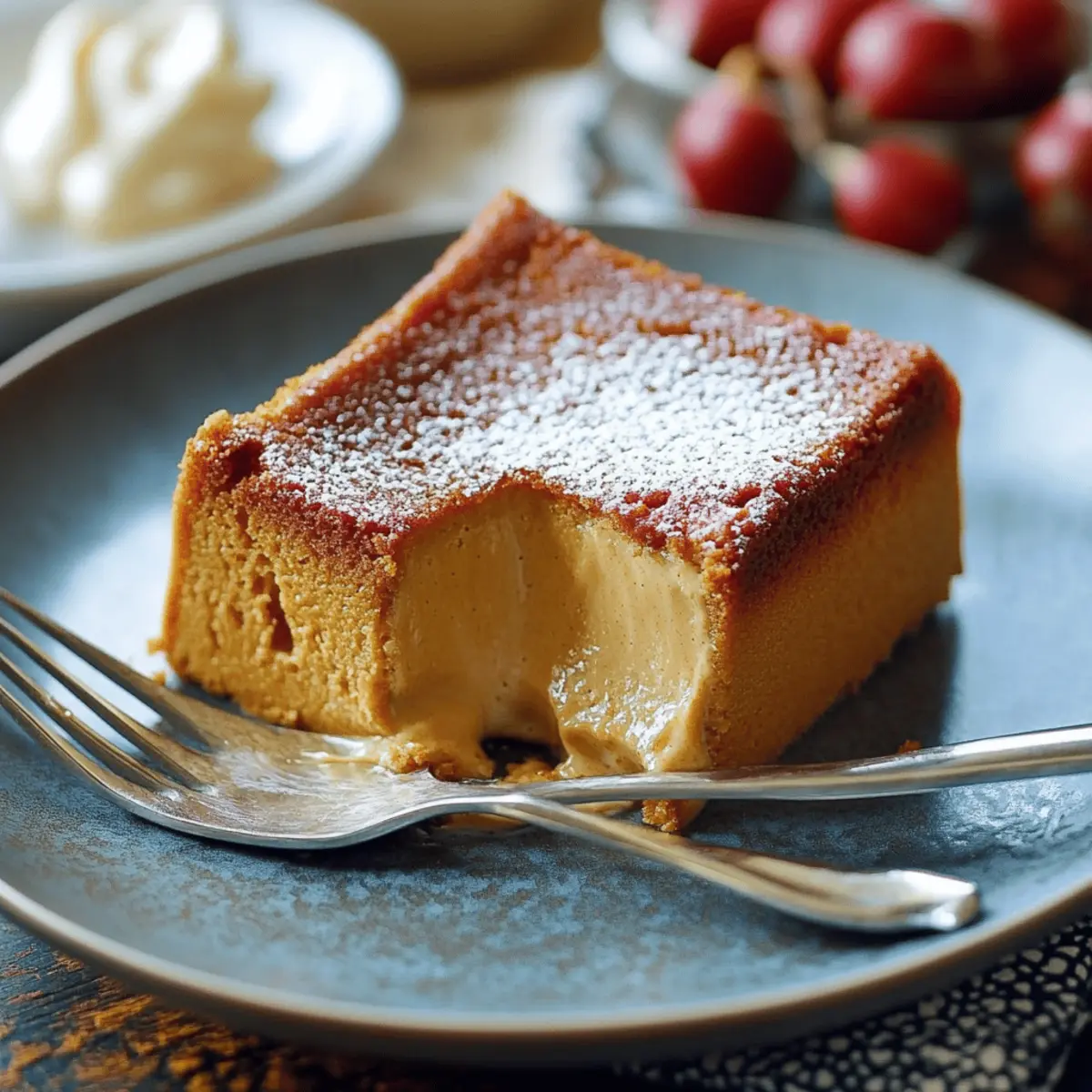 Pumpkin Magic Custard Cake
