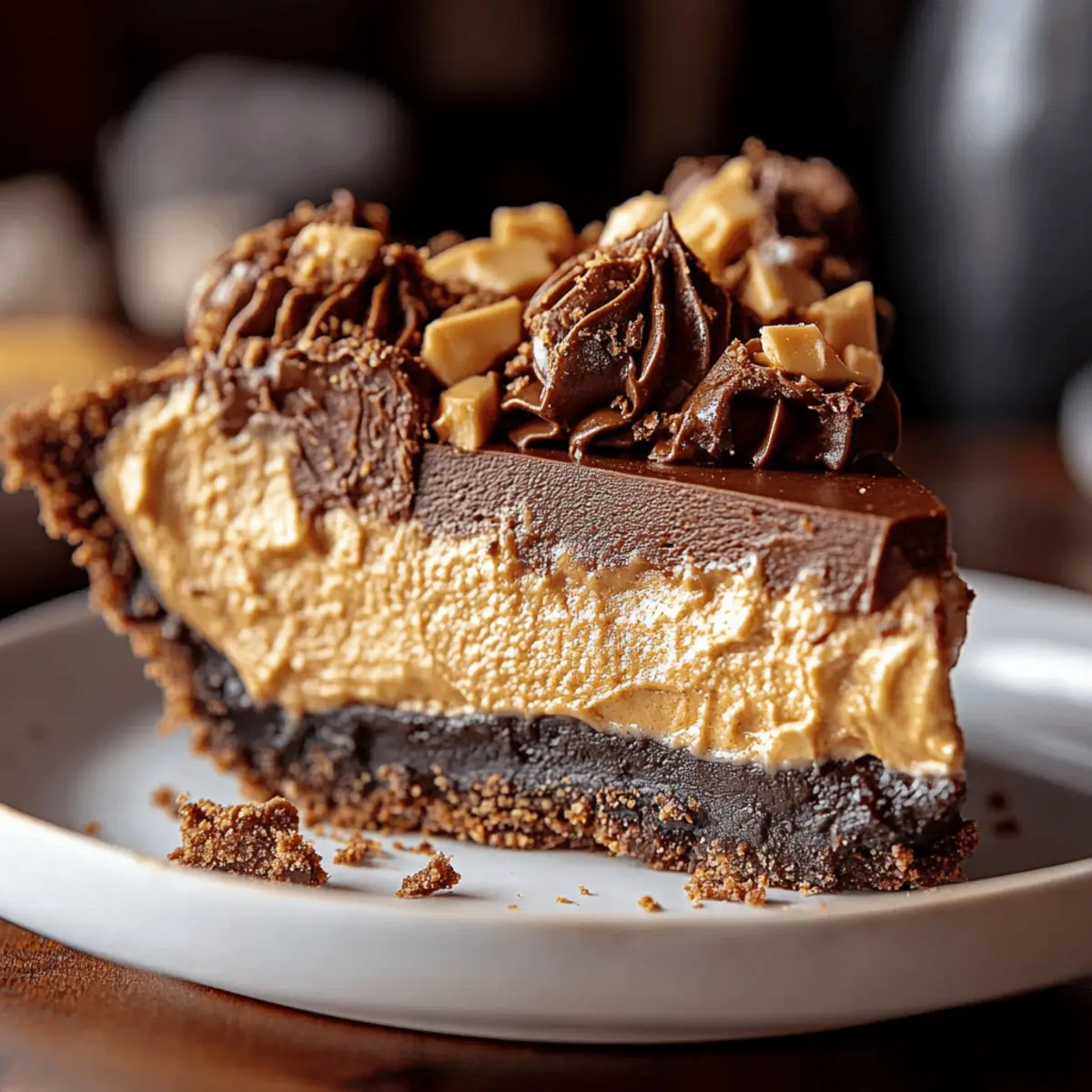 Chocolate Peanut Butter Pie