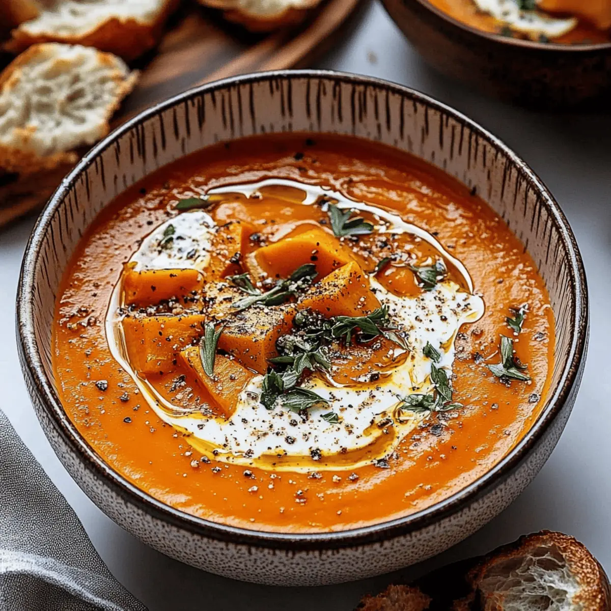 Red Pepper Sweet Potato Soup