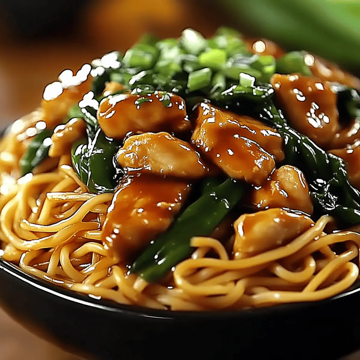 Garlic Chicken Lo Mein