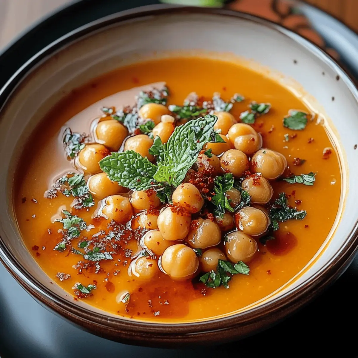 Moroccan Chickpea Soup
