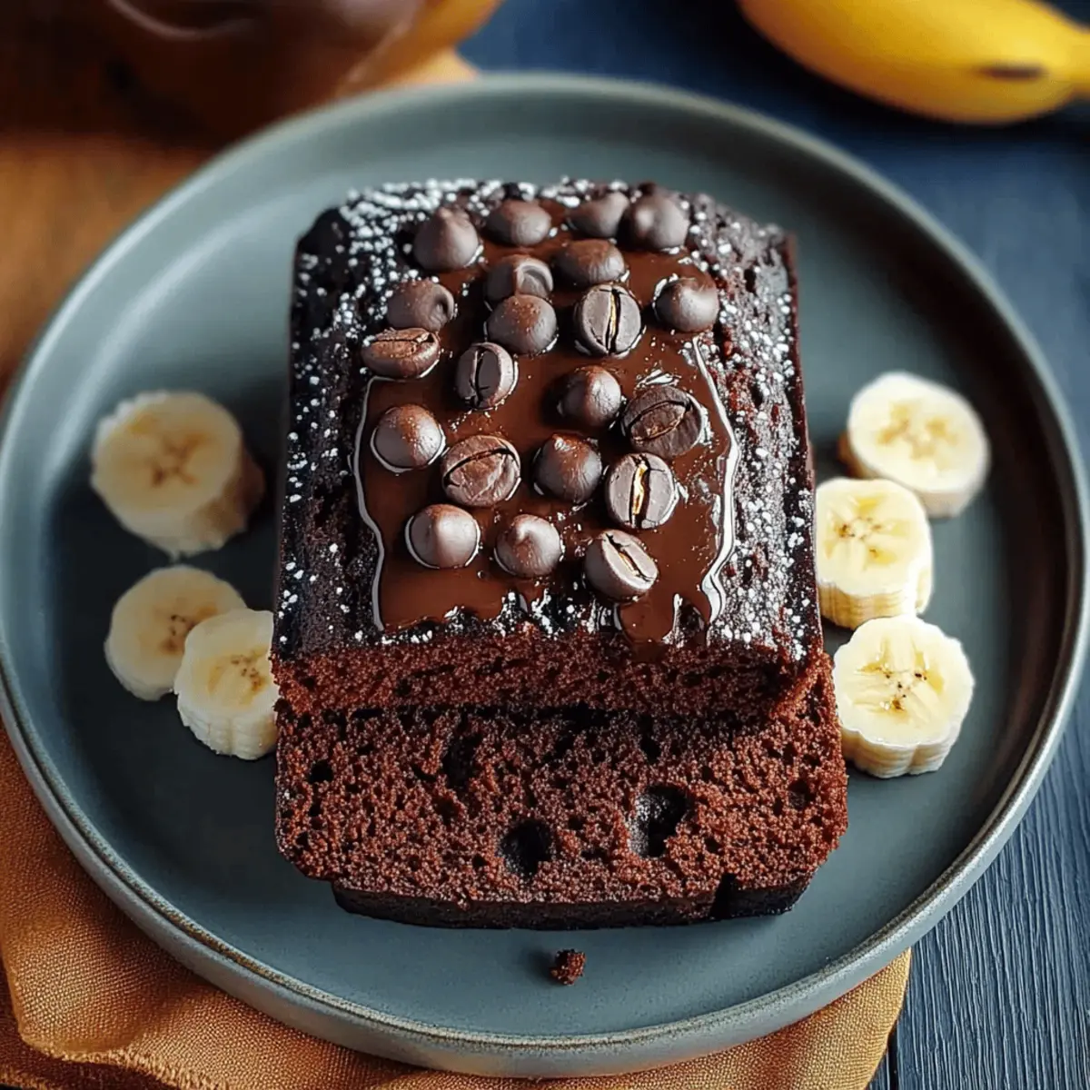 Chocolate Espresso Banana Bread
