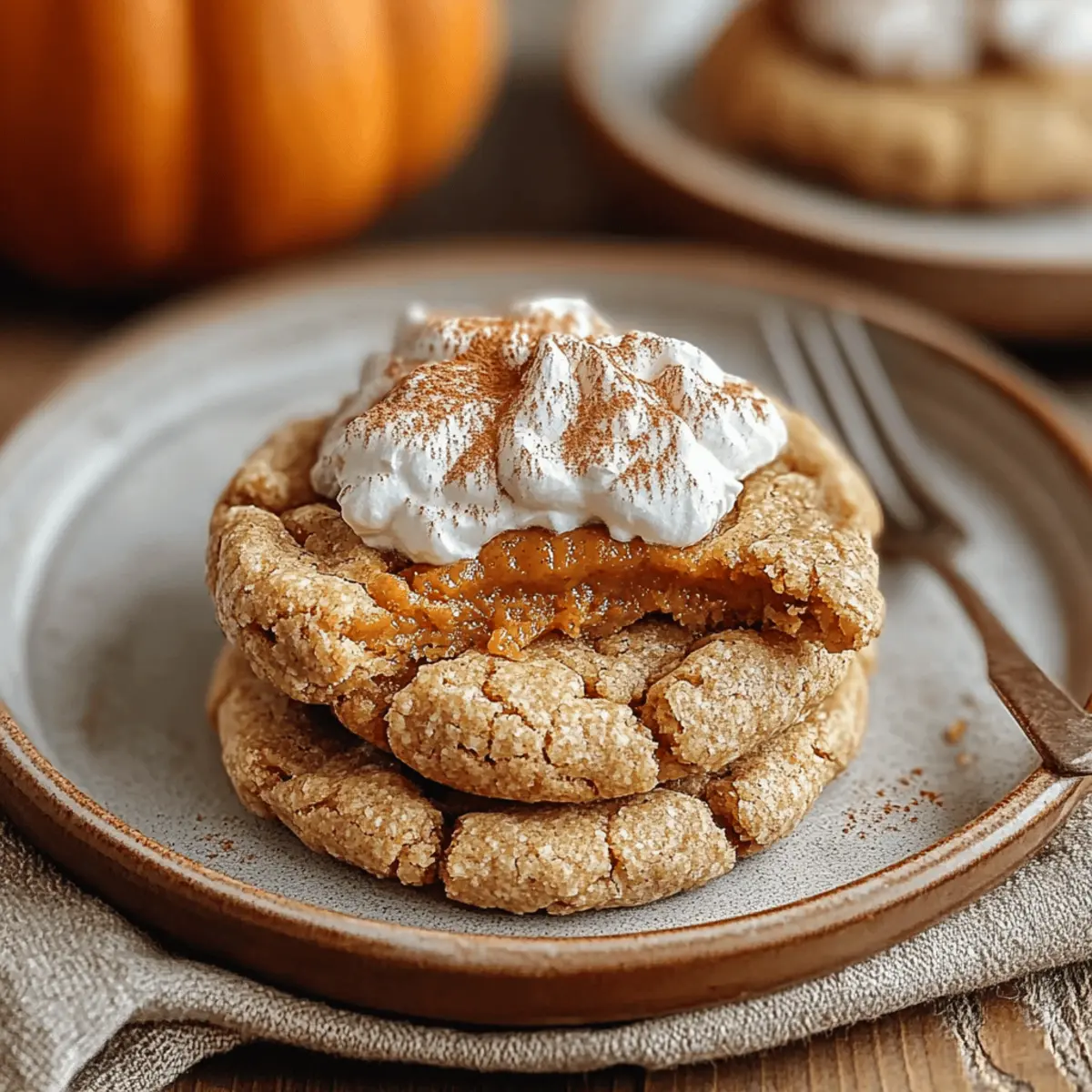 Vegan Pumpkin Pie Cookies